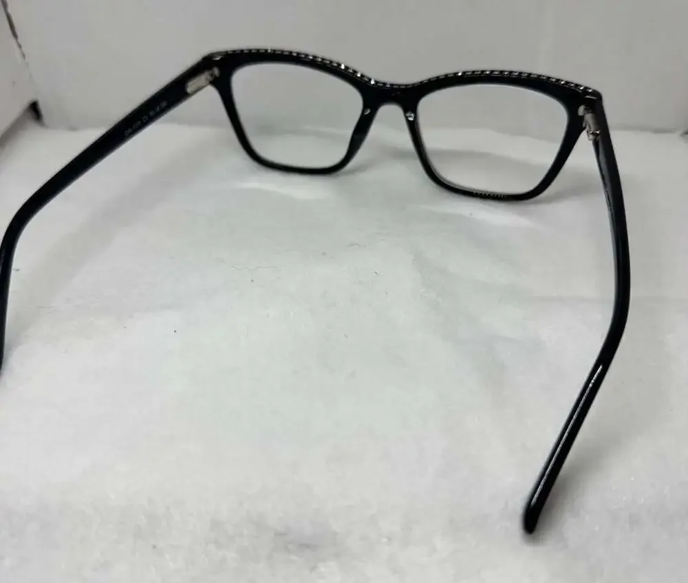 Cinzia CIN-5110 C1 Black Rhinestone Cateye Eyeglasses